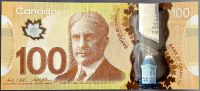 Kanada - (P 110c) 100 DOLLARS (2021) - polimer UNC