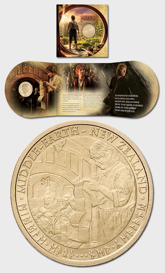 (2012) Nový Zéland, 1$, KM-364 - Hobbit (b.k.) blistr