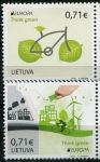 (2016) MiNr. 1217 - 1218 ** - Litwa - EUROPA: Think green