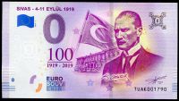 (2019-1) Turcja - SIVAS 1919 - pamiątka 0,- €