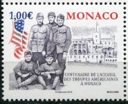 (2019) MiNr. 3438 ** - Monako - Amerykańscy żołnierze w Monako