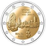 (2020) Malta 2 € pamiątkowe - Świątynie Skorba w kapsule