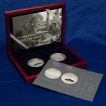 Srebrny zestaw monet i medali - Tatra 603 i medal w hołdzie Lubošowi Charvátowi