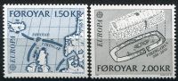 (1982) MiNr. 70 - 71 ** - Wyspy Owcze - EUROPA