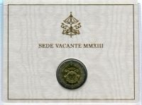 (2013) - 2 € - Watykan - Sede Vacante (UNC)