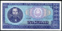 Rumunia (P 97) banknot 100 LEI (1966) UNC