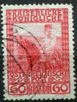 (1908) MiNr. 151 - O - Austro-Węgry - znaczek z serii: 60-lecie panowania cesarza Franciszka Józefa I.
