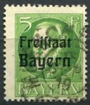 (1919) MiNr. 117 II. A - O - Bayern - Król Ludwik III - reprint