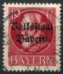 (1919) MiNr. 119 II. A - O - Bayern - Król Ludwik III - reprint