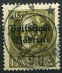 (1919) MiNr. 124 II. A - O - Bayern - Król Ludwik III - reprint
