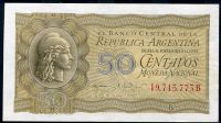 Argentyna (P 261a.1) 50 centavos (1952) - UNC