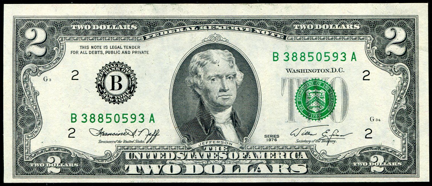 USA - P 461B - 2 dolary - seria 1976 - 1/1 (B38850593A)