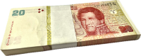 100x Argentyna (P 355b.2) 20 pesos (2018) - UNC