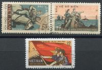(1964) MiNr. 342 - 344 - O - Wietnam Północny - 20 lat Narodowej Armii Ludowej