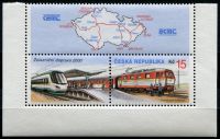 (2000) MiNr. 254 ** (K 2+3) - Republika Czeska - Kolej roku 2000