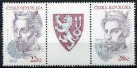 (2006) Mi.Nr. 478 - 479 ** Coupon 3 - Republika Czeska - Dziedziczni królowie z rodu Przemyślidów