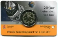 (2017) - 2 € - Belgia - 200 lat Uniwersytetu w Liege