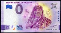 (2022-9) Włochy - Matka Teresa z Kalkuty - Pamiątka 0,- €