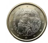 (2023) San Marino 1 € - moneta obiegowa UNC w kapsule