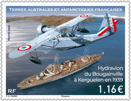 (2023) MiNr. 1173 ** - Francouzská Antarktida - Hydroplán Bougainville