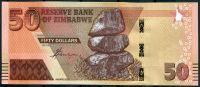 100x Zimbabwe (P 105) 50 dolarów (2020) - UNC