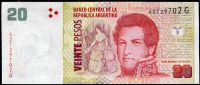 Argentyna (P 355b.2) 20 pesos (2018) - UNC
