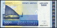 Madagaskar (P 91b) 5000 Ariary (2008) - UNC