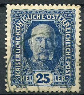 (1916) MiNr. 192 - O - Austro-Węgry - znaczek z serii: 60-lecie panowania cesarza Franciszka Józefa I.