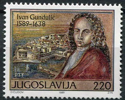 (1989) MiNr. 2326 ** - Jugoslávie - Ivan Gundulić (1589-1638)