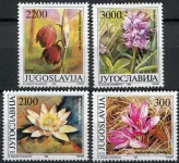 (1989) MiNr. 2333 - 2336 ** - Jugosławia - Kwiaty z Wojwodiny