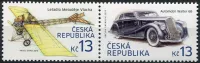 (2015) č. 838 - 839 ** - Česká republika - historické auto + letadlo (1)