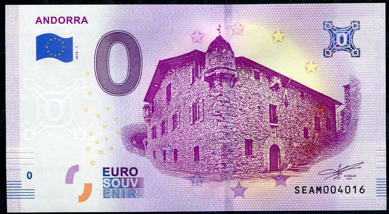 (2018-1) Andora - € 0,- pamětní suvenýr