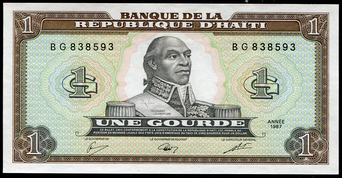 Haiti (P 245a) 1 Gourde (1987) - UNC