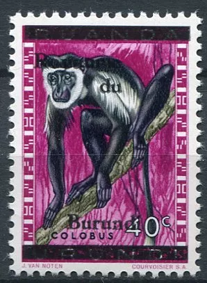 (1962) MiNr. 5 ** - Burudi - Guereza plášťová - přetisk