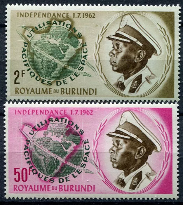 (1962) MiNr. 51 - 52 ** - Burudi - Mírové využití vesmíru