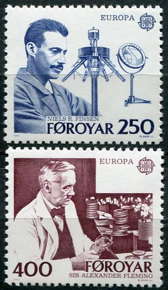 (1983) MiNr. 84 - 85 ** - Faerské ostrovy - EUROPA