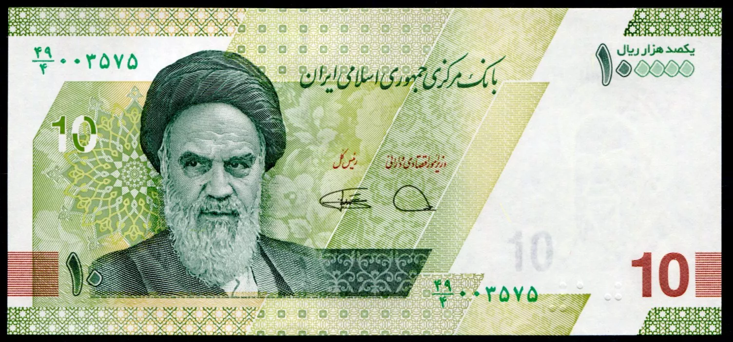 Iran - (P 163b) 10 tomanów = 100 000 riali (2021) - UNC