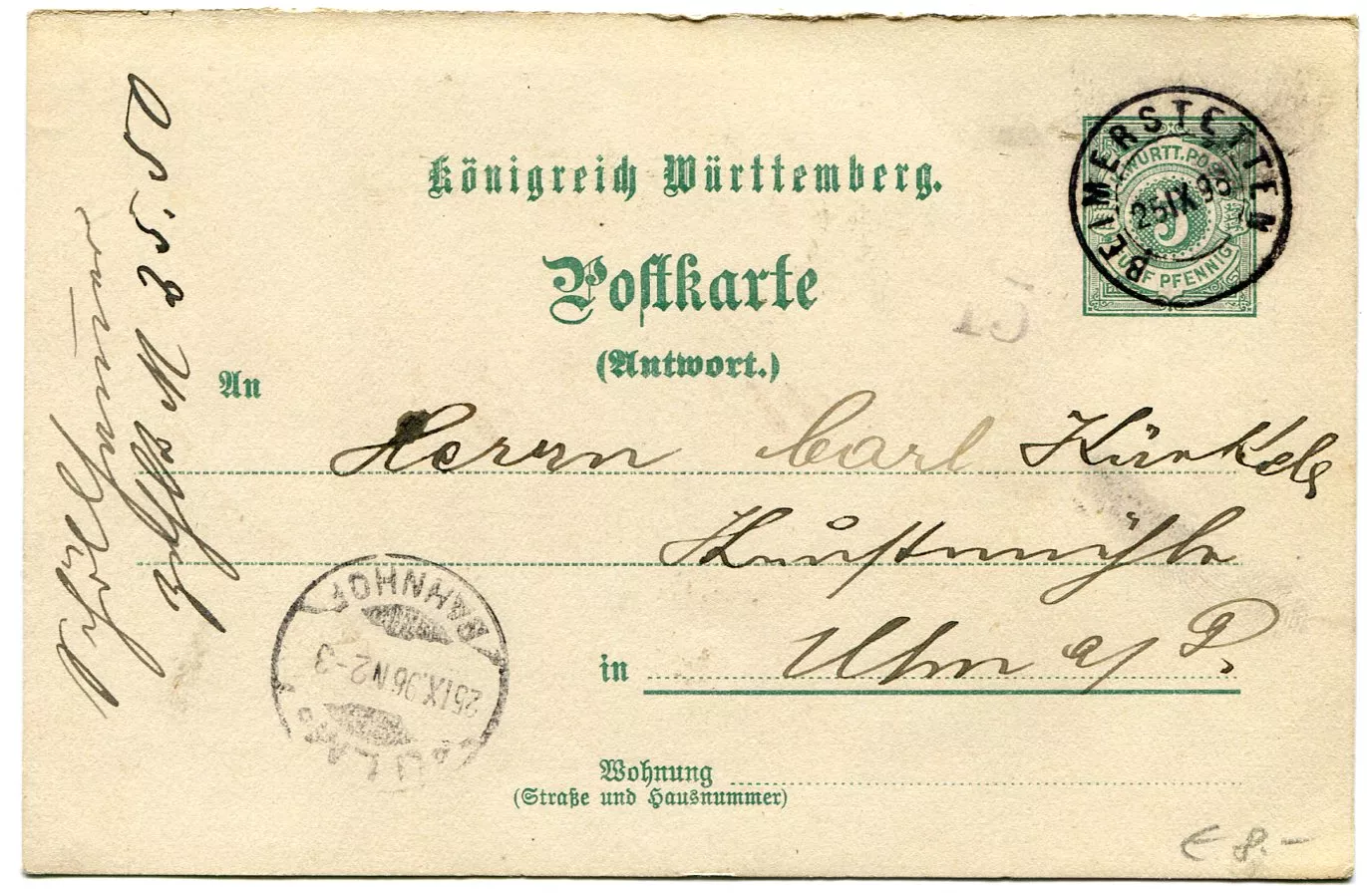 Německo - (Deutsches Reich) korespondenční lístek (#.13)