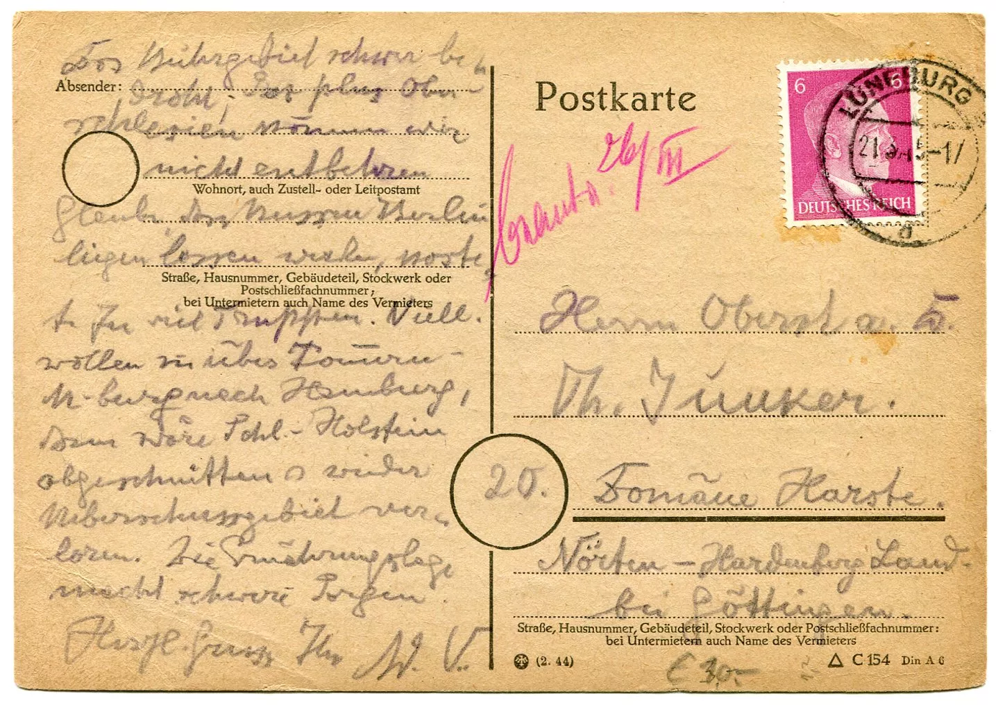 Německo - (Deutsches Reich) korespondenční lístek (#.8)