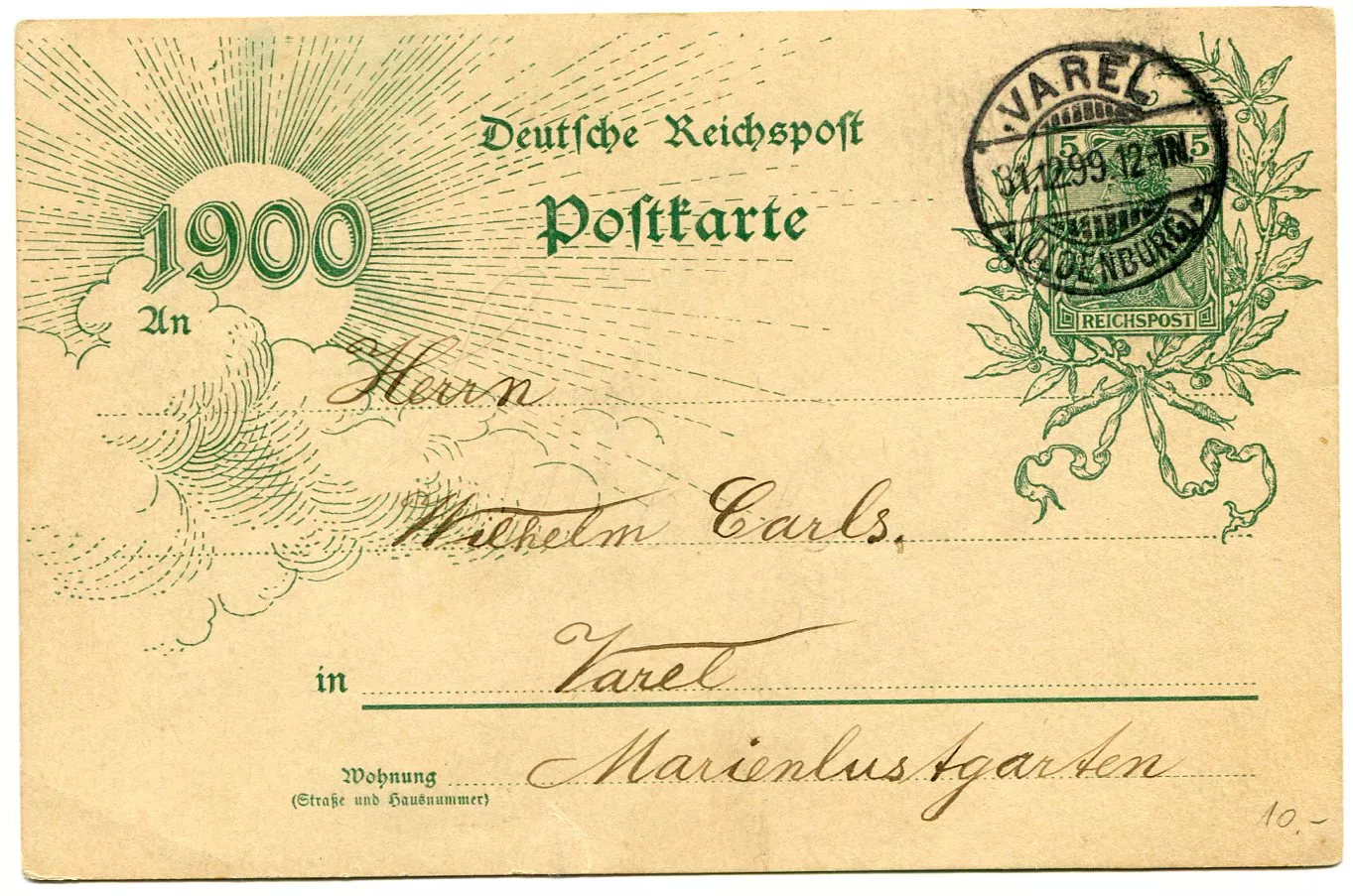 Německo - (Deutsches Reich) korespondenční lístek (#.9)