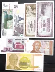 Zestaw banknotów: 50 sztuk UNC na całym świecie (nowy zestaw 11/24)