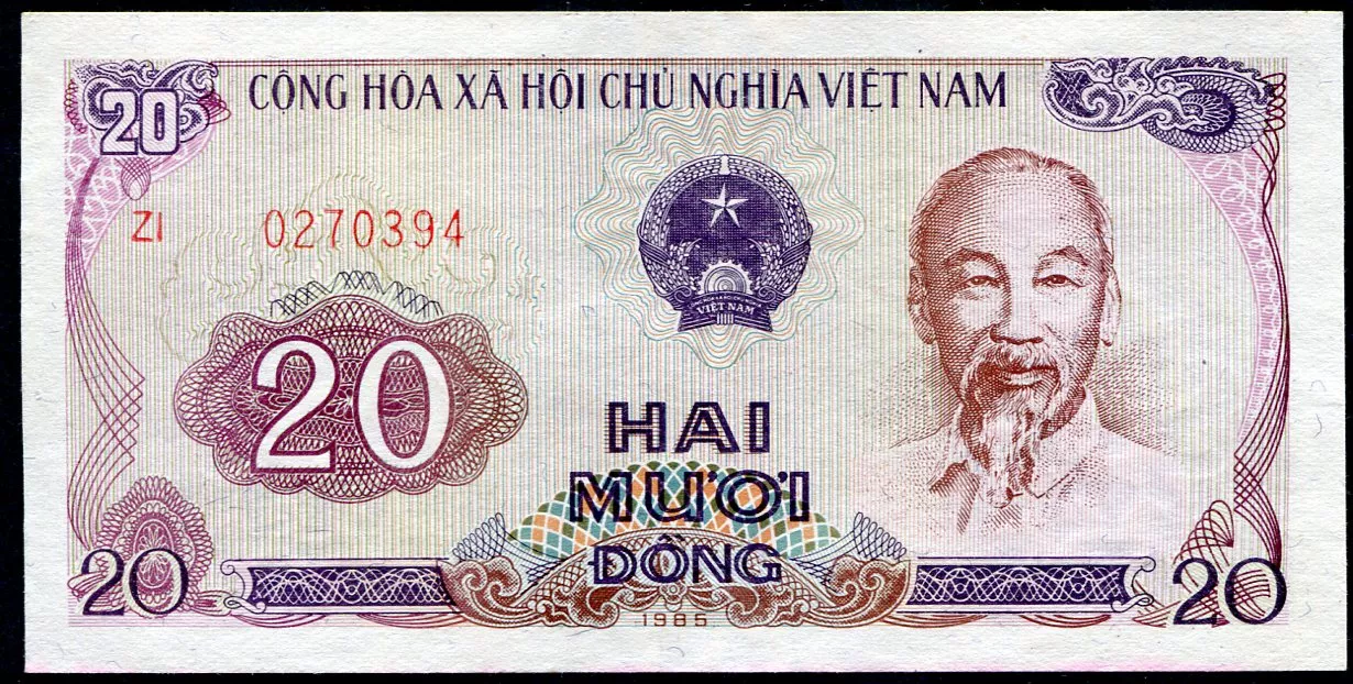 Vietnam (P 94) - 20 Đồng (1985) - UNC