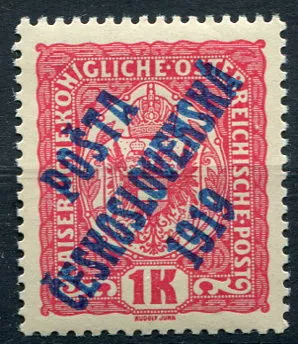 (1919) Pof. 47 ** - Československo - Pošta Československá 1919, přetisk I. typ