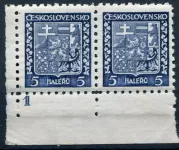 (1931) Prof. 248 ** (sp + dč 1) - Československo - Státní znak