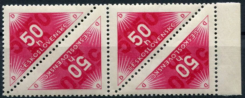 (1937) Pof. DR 2B ** (4-bl) - Československo - Doruční známky