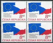 (1995) MiNr 62 ** (4-bl) - Republika Czeska - Układ o stowarzyszeniu - VV - bez nadruku 