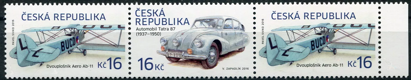 (2016) Pof. 903 - 904 ** (3-pá) - Česká republika - Historické dopravní (9)