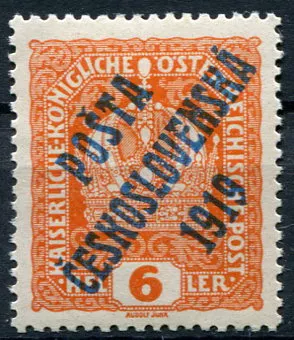 (1919) Pof. 35 ** - Československo - Pošta Československá 1919, přetisk I. typ