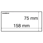 Folie na bankovky 158x75 mm - 50 ks