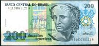 Brazylia (P 221) - 200 cruzeiros (1990) - UNC